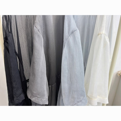 霧感薄透Ruffle TOP T00132