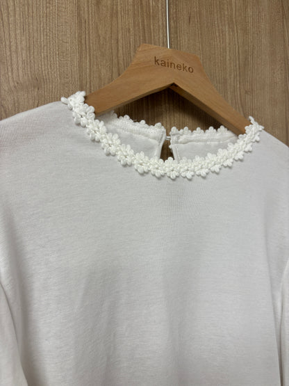 超舒服立體花花領TOP T00210