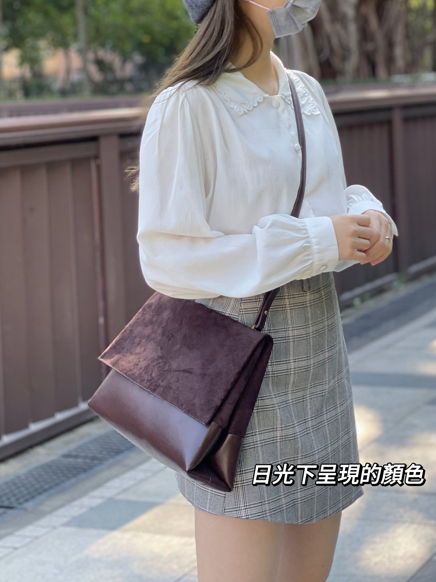 約會必選 - 柔軟磨砂牛皮信封袋
