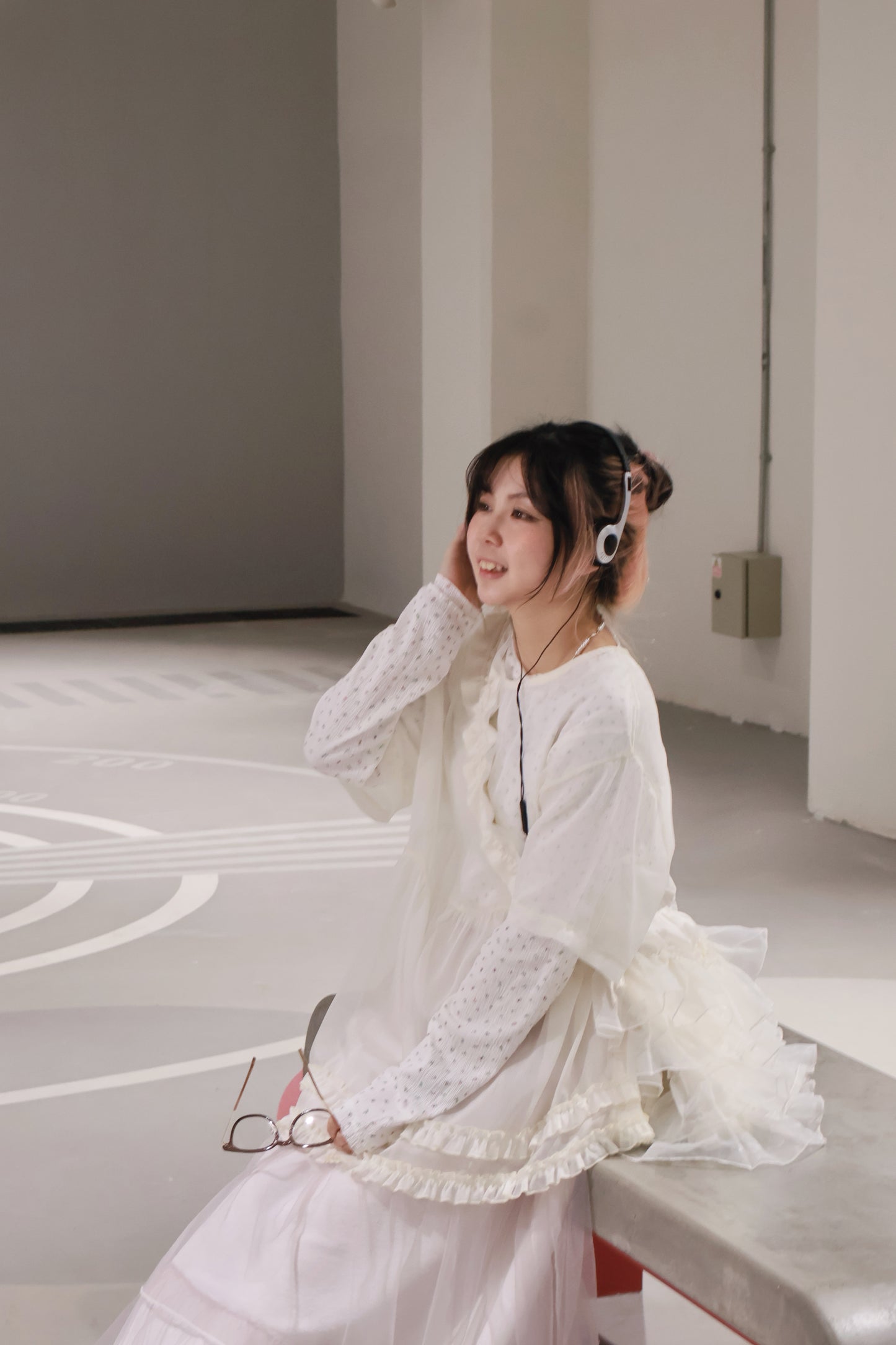 霧感薄透Ruffle TOP T00132