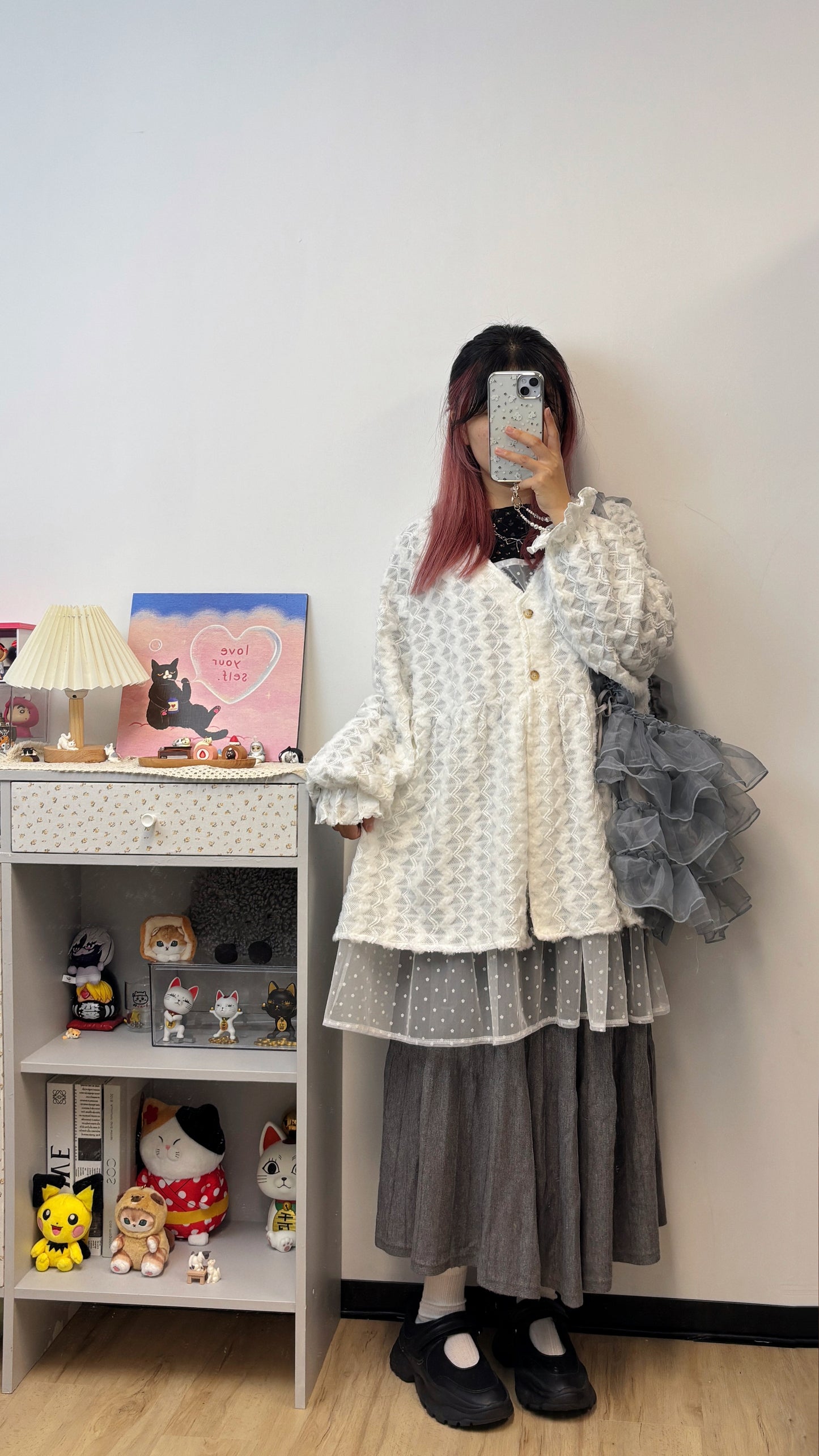 肌理感碎花TOP T00162