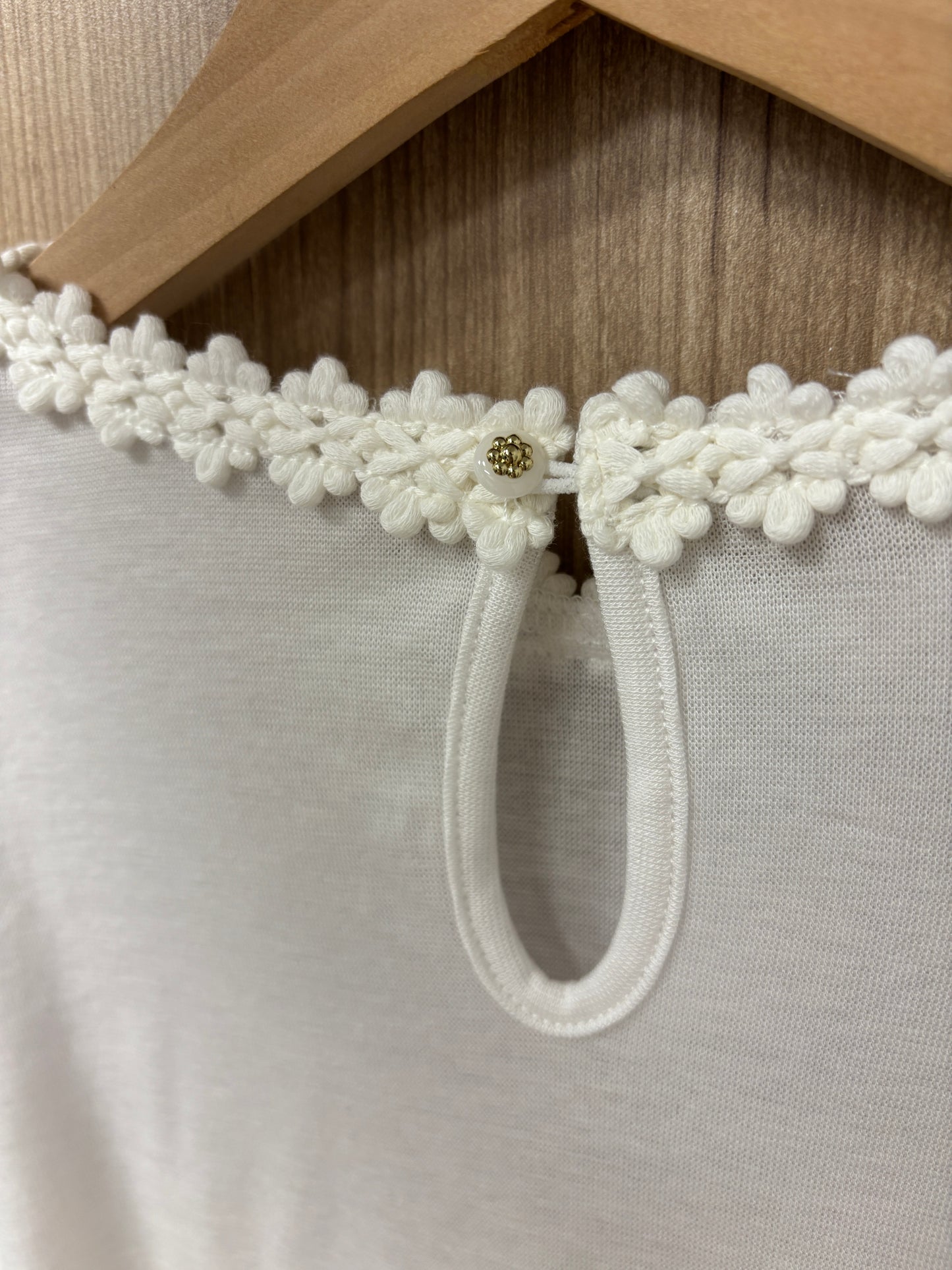 超舒服立體花花領TOP T00210