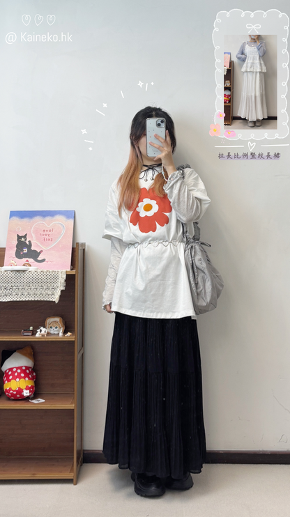 Oversize花花T T00088