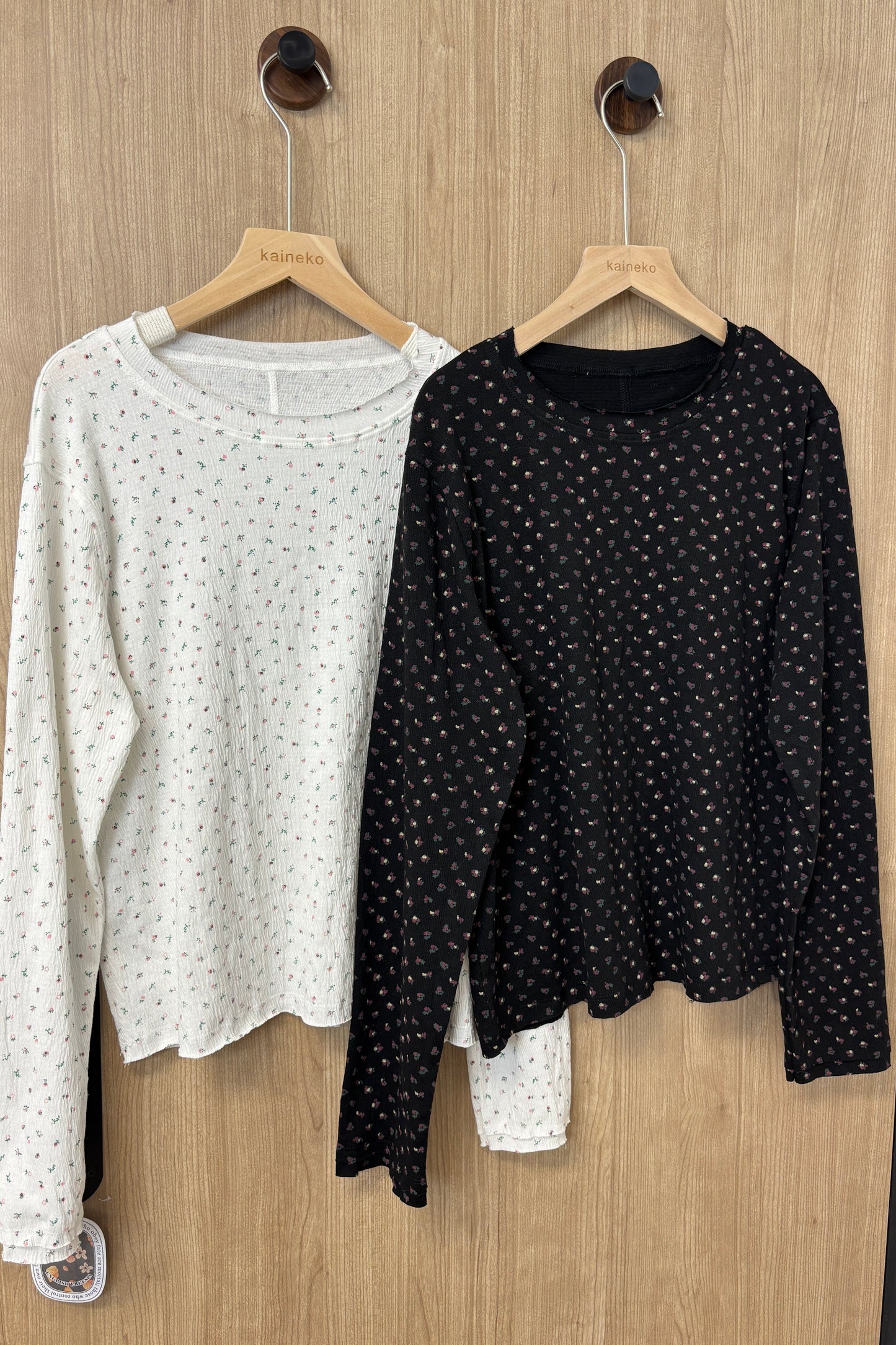 肌理感碎花TOP T00162