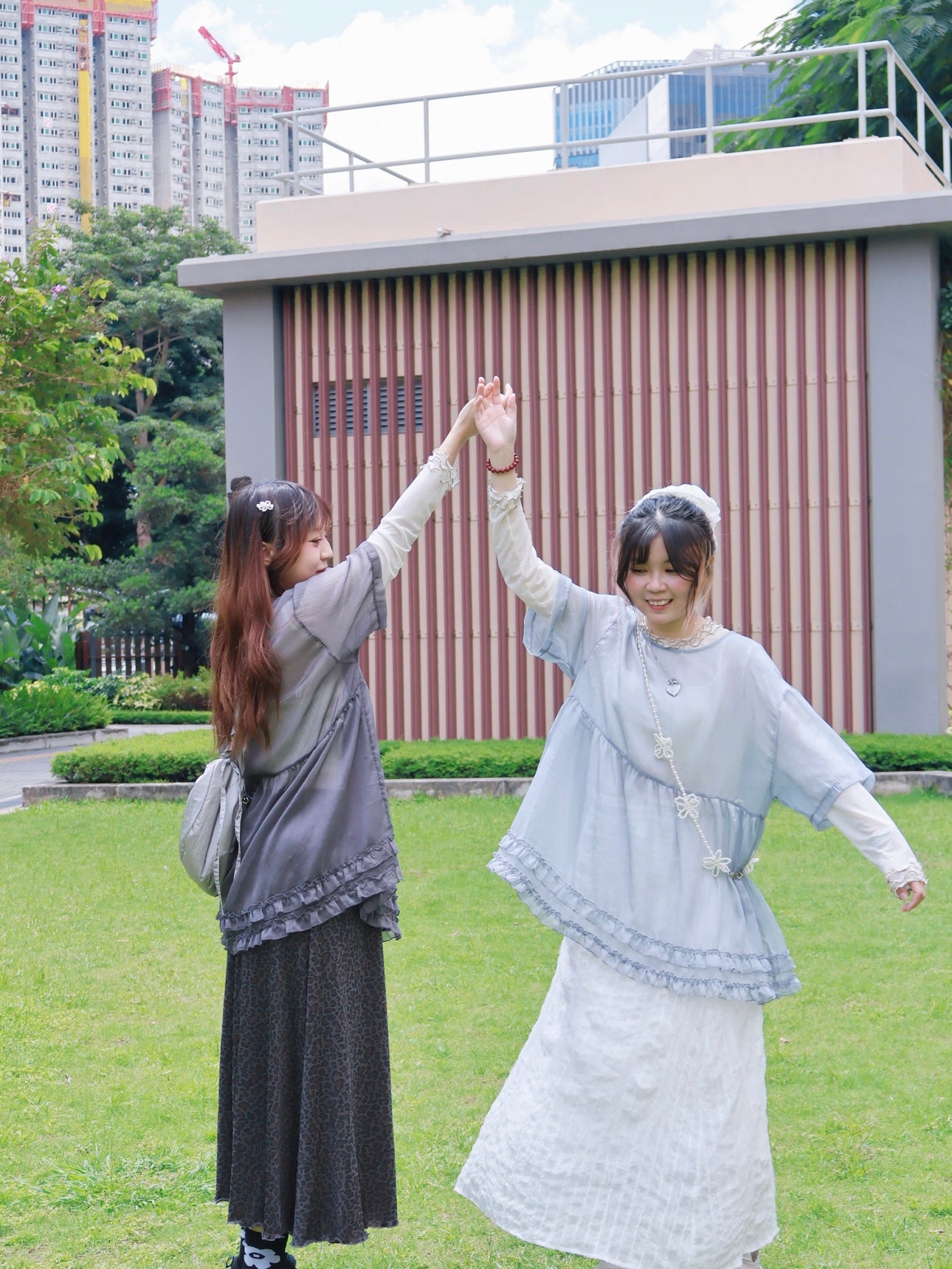 霧感薄透Ruffle TOP T00132