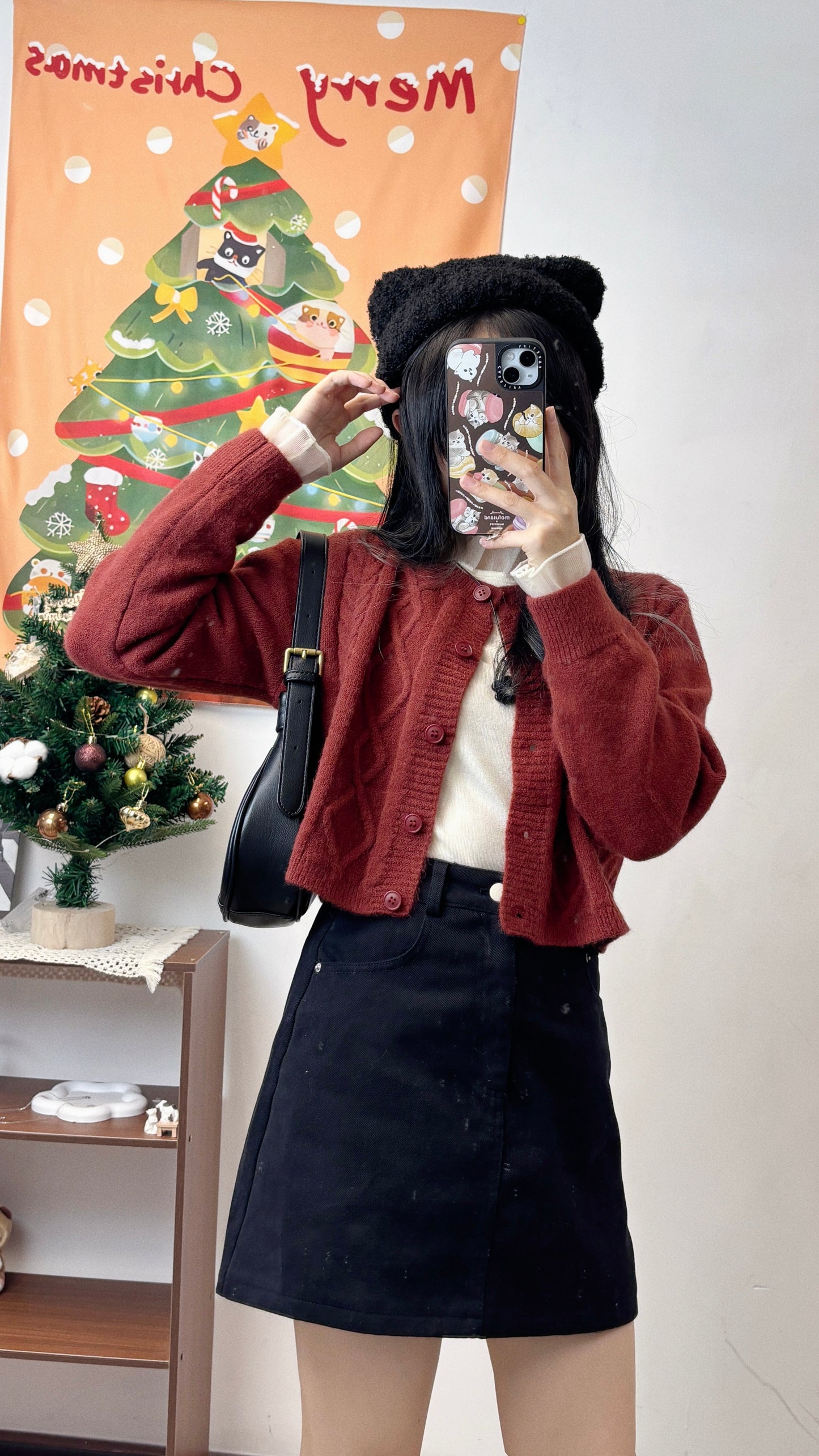 挺身舒服lace邊針織打底 T00057