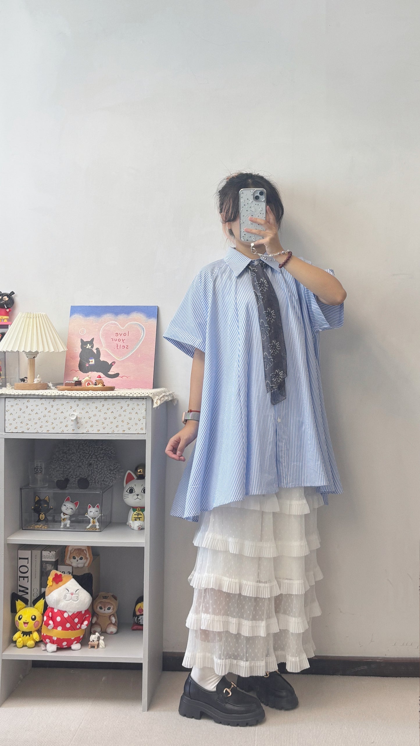 over size恤衫裙 T00135