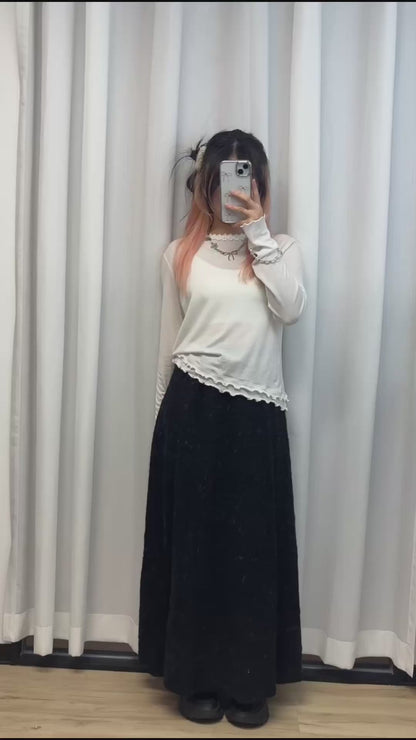 超舒服立體花花領TOP T00210