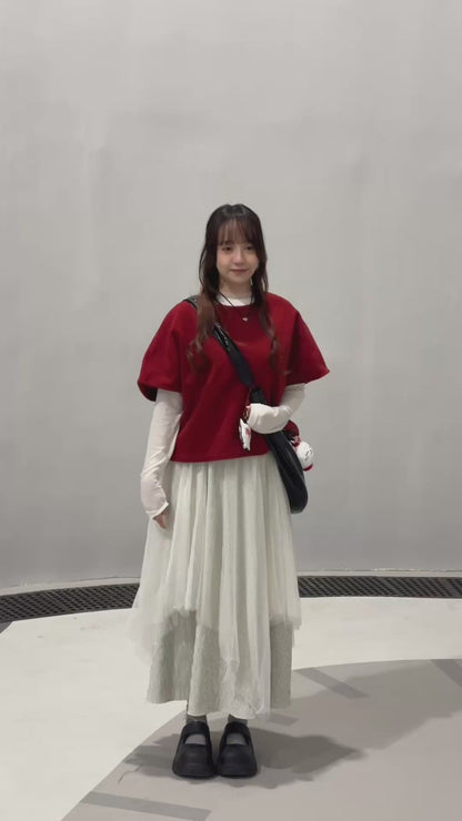 寬鬆短袖外搭 T00204